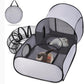 🐱🏠Cușcă multifuncțională pentru pisici, prevăzută cu gard – ventilată, lavabilă și pliabilă 🐾✨