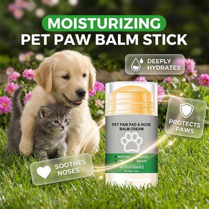 🔥Ofertă specială 50% reducere🔥 Balsam hidratant sub formă de stick pentru lăbuțele animalelor de companie – Nucă de cocos și ceară de albine, sigur dacă este lins, nu lasă urme 🐾