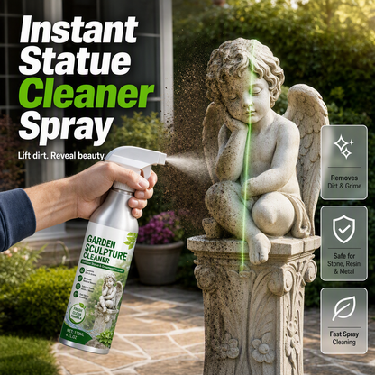 🔥Több mint 5000 darabot adtak el！！🌿Hatékony tisztító spray kerti szobrokhoz 🗿
