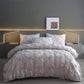 🛏️ MOST 50% KEDVEZMÉNY! 🌿 3 részes, redős hajtogatású paplanhuzat-szett – Elegáns redők, puha anyag és teljes szett – Tökéletes választás egy kifinomult hálószoba átalakításához ✨