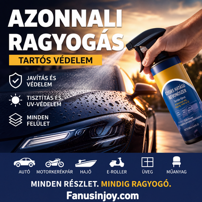 ✨UTOLSÓ NAPOS AKCIÓ✨Fejlett, gyors hatású autó bevonó spray (Minden vásárláshoz ajándék törlőkendő jár!)
