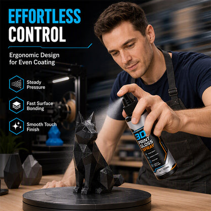 ⏳Időkorlátozott akció⏰ 3D-nyomtató modellekhez készült, fényes, gyorsan száradó rétegvonal-csökkentő spray PLA, PETG és ABS anyagokhoz