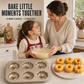Többüregű, tapadásmentes mini bundt tortaforma