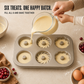 Többüregű, tapadásmentes mini bundt tortaforma