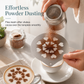 Rozsdamentes acélból készült latte art sablon