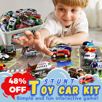 ⏳🔥IDŐKORLÁTOS 50%-OS KEDVEZMÉNY! ⏰🎁 Akrobatikus játékautó-készlet – karácsonyi ajándék és izgalmas szórakozás 🚗✨